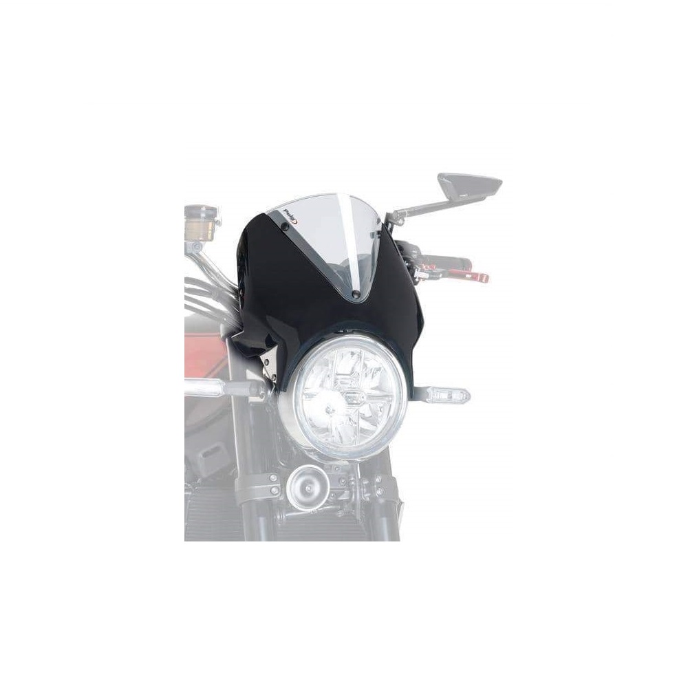 Передний обтекатель (Черный матовый) Puig с ветровым стеклом для Honda CB1100EX 2017-