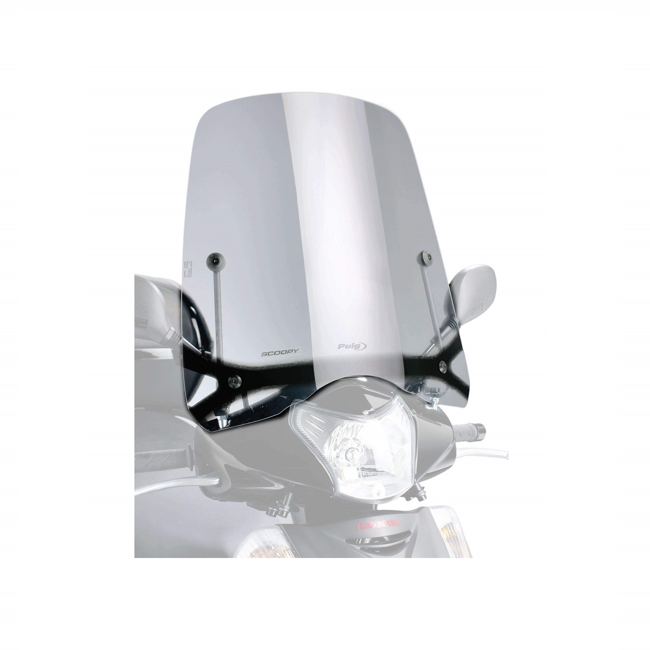 Прозрачное ветровое стекло Puig для Honda SH 125i / SH 150i 2007-2008