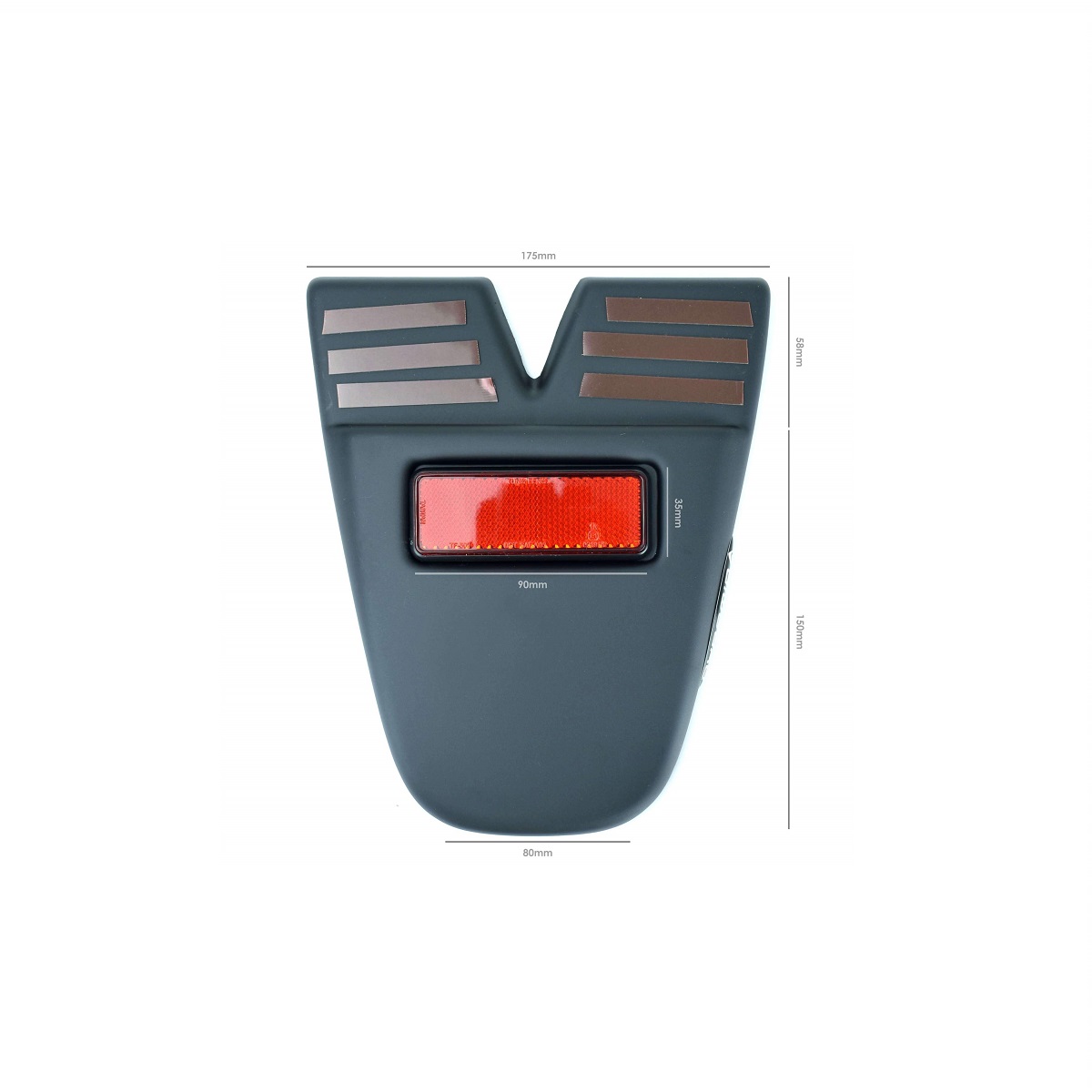 Задний брызговик универсальный Pyramid Plastics для мотоцикла Honda