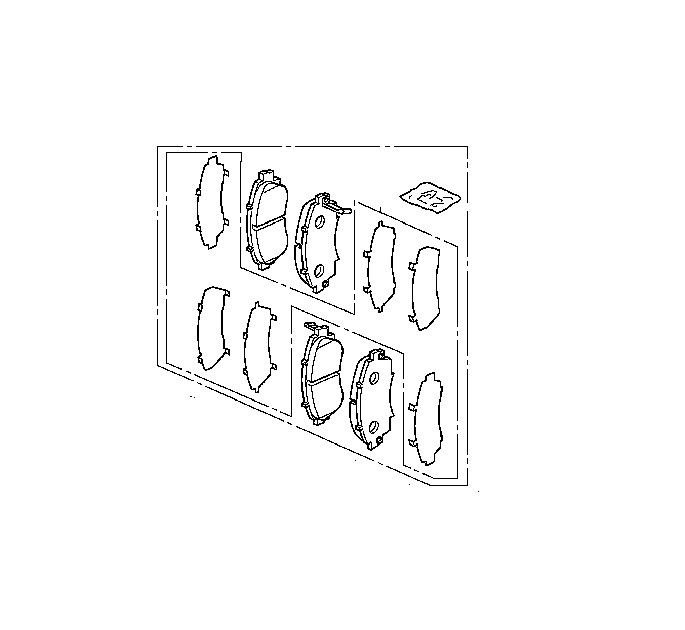 Оригинальные передние тормозные колодки для Acura RDX 1 45022SHJA51(45022-SHJ-A51)