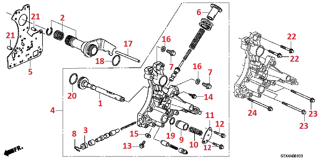 Регулятор АКПП для Acura MDX 2