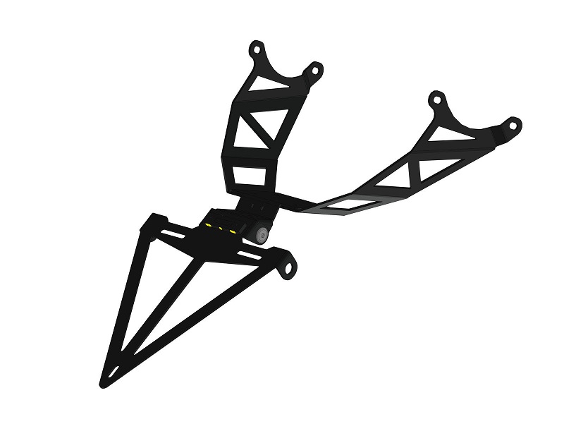 Крепление номерного знака и поворотников JSParts для мотоцикла Honda CBR600RR (03-06)