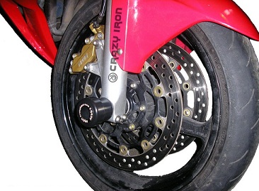 Слайдеры Crazy Iron для мотоцикла Honda CBR600RR '03-'06 передние осевые