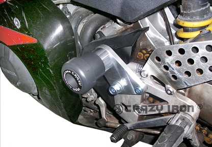 Слайдеры Crazy Iron для мотоцикла Honda CBR929/954RR FireBlade в ось маятника