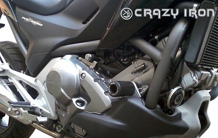 Слайдеры Crazy Iron для мотоцикла Honda NC700/750X/XD/S/SD (МКПП и АКПП)