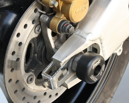 Слайдеры задние осевые для мотоцикла Honda CBR 600 RR (PC37) 03-06