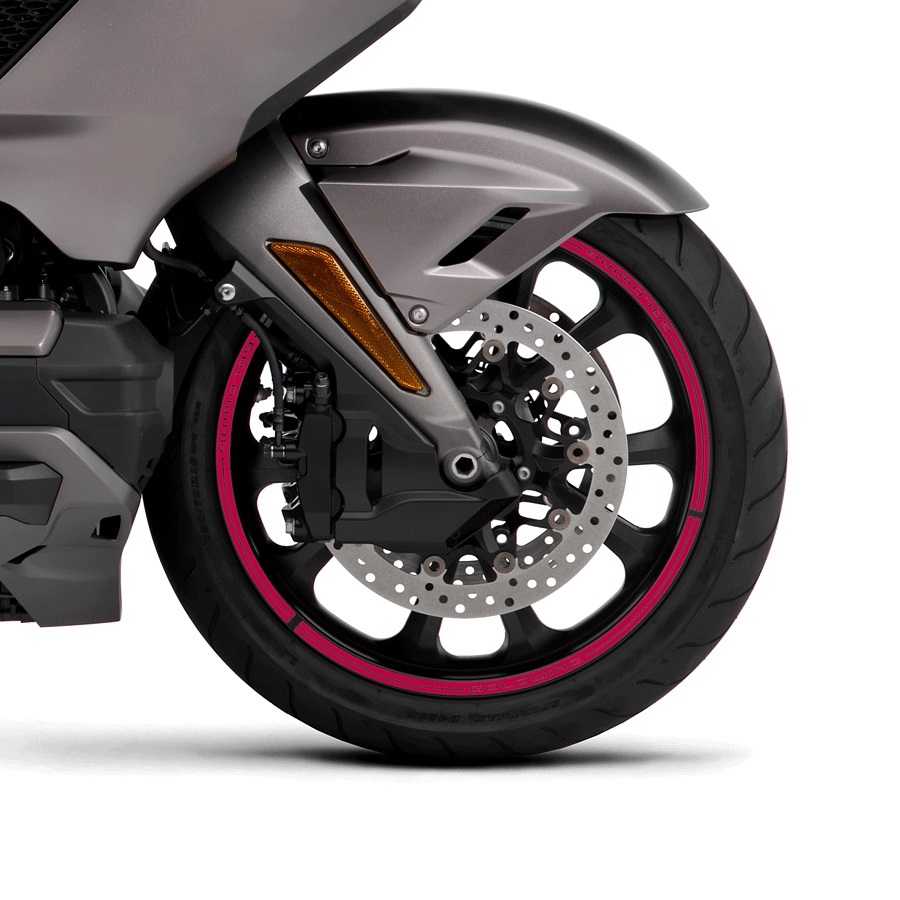 Цветная лента на обод колеса диска для мотоцикла Honda GL1800 Gold Wing/Tour 