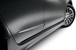 Молдинги дверей боковые, *NH782M* (GRAPHITE LUSTER METALLIC) графитовый металлик Acura TLX