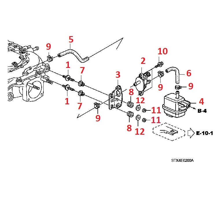 Трубки впускного коллектора и комплектующие для Acura MDX 2