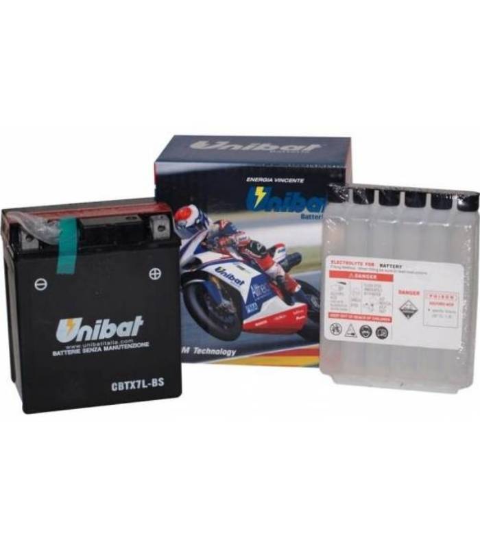 Аккумулятор UNIBAT YTX7L-BS / CBTX7L-BS для мотоцикла Honda