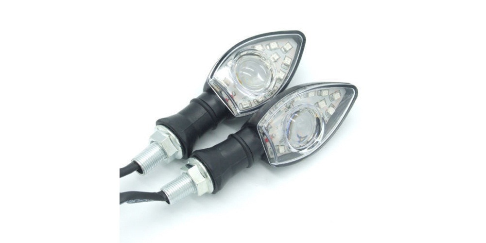 Универсальные светодиодные поворотники для мотоцикла Honda (2 шт.)