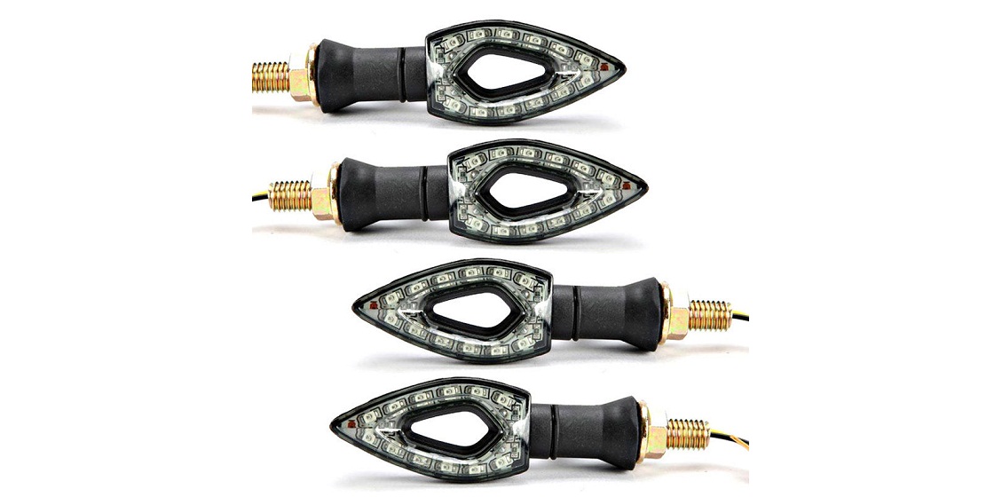 Универсальные светодиодные поворотники для мотоцикла Honda (4 шт.)