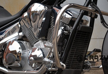 Защитные дуги Crazy Iron для мотоцикла Honda VT1300CX/CXA Fury '10-'16 ∅32 мм