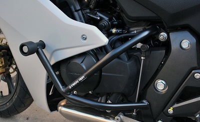 Защитные дуги + слайдеры Crazy Iron для мотоцикла Honda CBR600F с '11 года (3 точки опоры)