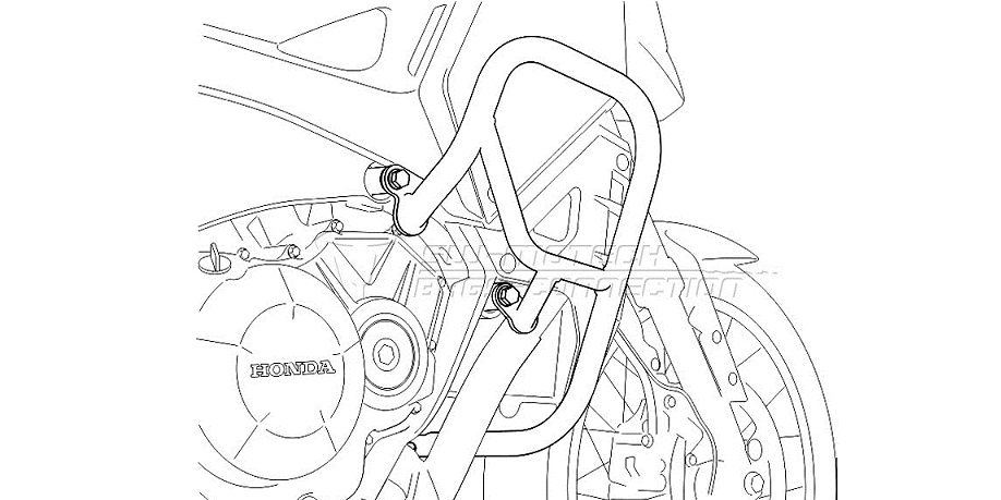 Защитные дуги SW-Motech для мотоцикла Honda VFR1200X Crosstourer '12-'16