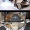 Хромированные корпуса зеркал (пара) для Honda GL1800 Gold Wing 45-1232 Хромированные корпуса зеркал (пара) для Honda GL1800 Gold Wing 45-1232