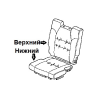 Чехол сидения третьего рядя (правый) для Acura MDX II 2007-09 Чехол сидения третьего рядя (правый) для Acura MDX II 2007-09