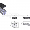 Комплект регулируемых подножек SW-Motech для мотоцикла Honda