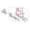Оригинальные передние тормозные колодки для мотоцикла Honda 06455MW4405 (06455-MW4-405) Оригинальные передние тормозные колодки для мотоцикла Honda 06455MW4405 (06455-MW4-405)