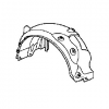 Подкрылок задний правый для Acura MDX II 2007-09 74551-STX-A00 Подкрылок задний правый для Acura MDX II 2007-09 74551-STX-A00