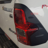 Накладки на задние фонари Toyota Hilux 2015-2016 Накладки на задние фонари Toyota Hilux 2015-2016