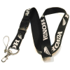 Шнурок для ключей Honda чёрно-белый Шнурок для ключей Honda чёрно-белый
