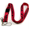 Шнурок для ключей Honda красно-чёрный Шнурок для ключей Honda красно-чёрный