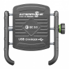 Универсальный держатель для телефона с зарядкой USB INTERPHONE SMMOTOCRABUSB с креплением на руль Универсальный держатель для телефона с зарядкой USB INTERPHONE SMMOTOCRABUSB с креплением на руль