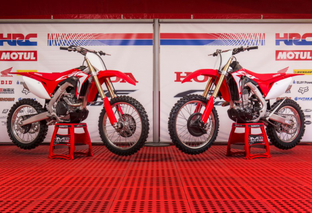 На MXGP представили CRF450R и CRF450RX
