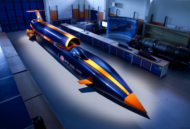 Сверхзвуковой автомобиль представили в Лондоне