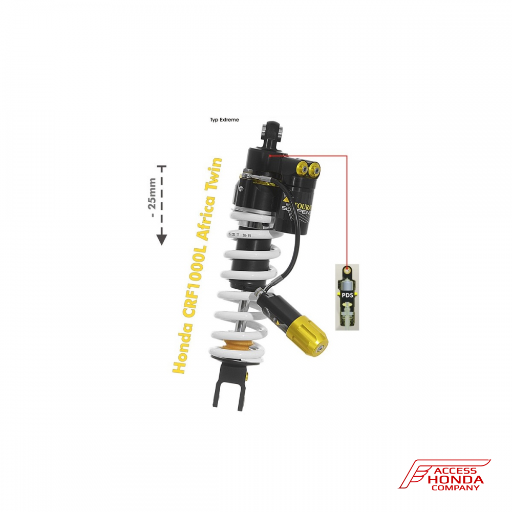 Задний амортизатор Touratech для Honda CRF1000L Africa Twin 2015-2017 тип Extreme -25мм Задний амортизатор Touratech для Honda CRF1000L Africa Twin 2015-2017 тип Extreme -25мм