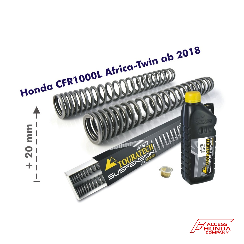 Прогрессивные пружины вилки Touratech для Honda CRF1000L Africa Twin 2018- (+20мм) Прогрессивные пружины вилки Touratech для Honda CRF1000L Africa Twin 2018- (+20мм)
