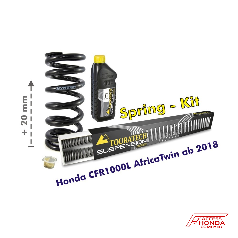 Прогрессивные пружины вилки Touratech для Honda CRF1000L Africa Twin 2018- (+20мм) Прогрессивные пружины вилки Touratech для Honda CRF1000L Africa Twin 2018- (+20мм)
