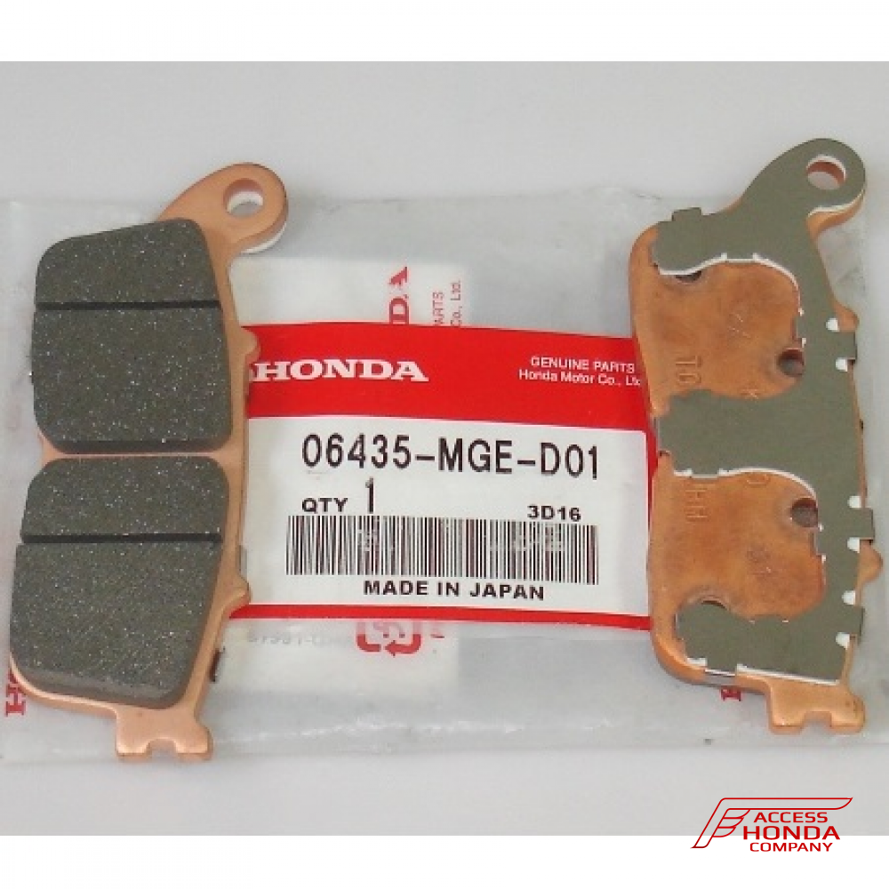 Оригинальные задние тормозные колодки для мотоцикла Honda 06435MGED02 (06435-MGE-D02) Оригинальные задние тормозные колодки для мотоцикла Honda 06435MGED02 (06435-MGE-D02)