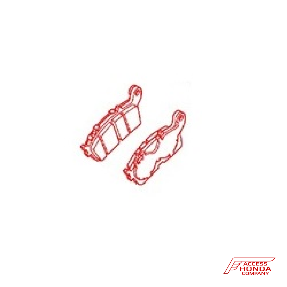 Оригинальные задние тормозные колодки для мотоцикла Honda 06435MGED02 (06435-MGE-D02) Оригинальные задние тормозные колодки для мотоцикла Honda 06435MGED02 (06435-MGE-D02)