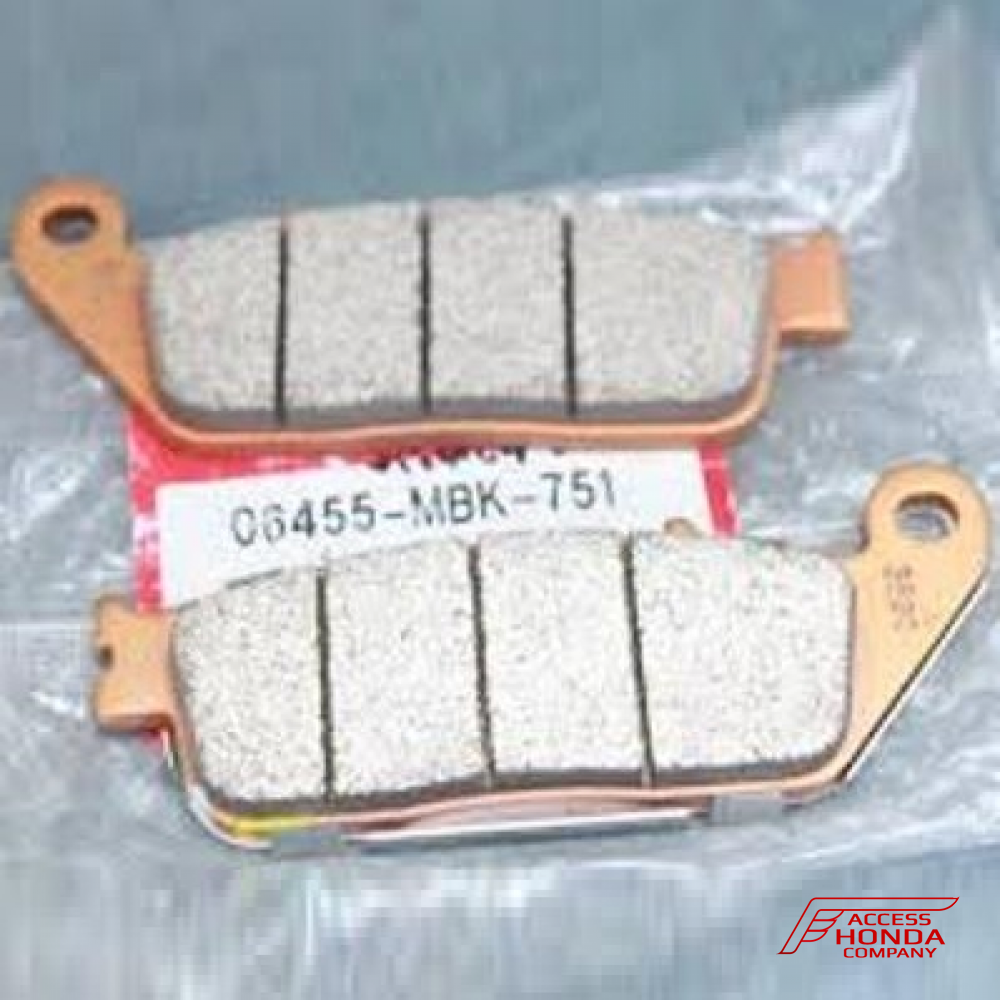 Оригинальные тормозные колодки для мотоцикла Honda 06455MBK752 (06455-MBK-752) Оригинальные тормозные колодки для мотоцикла Honda 06455MBK752 (06455-MBK-752)