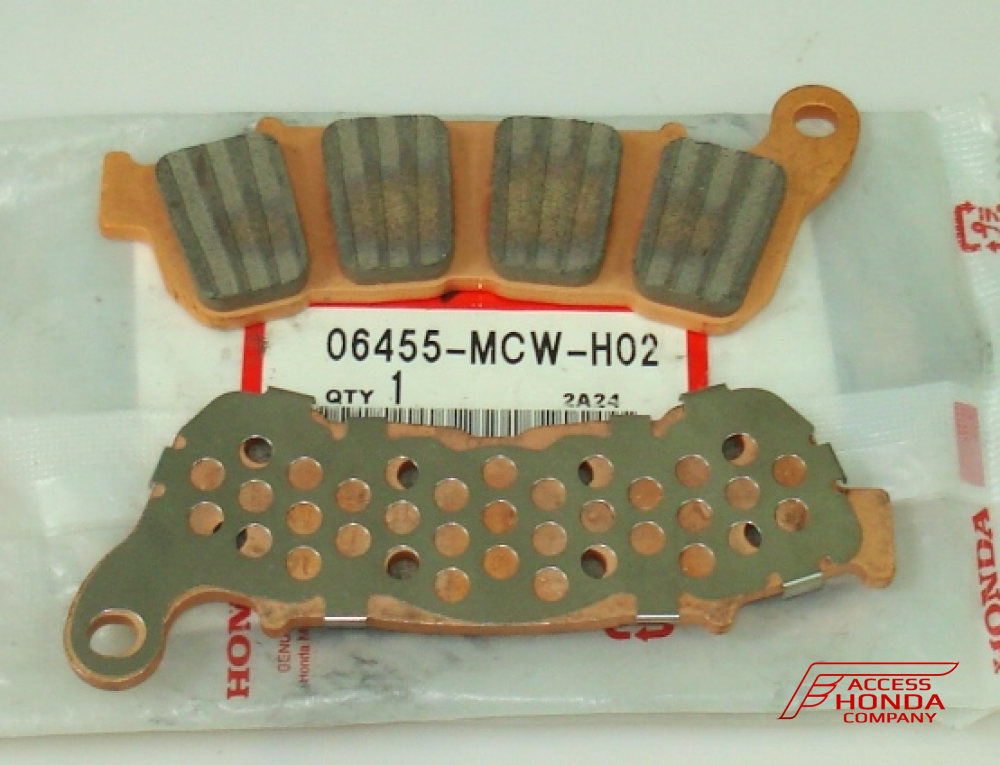 Оригинальные передние тормозные колодки для мотоцикла Honda 06455MCWH03 (06455-MCW-H03) Оригинальные передние тормозные колодки для мотоцикла Honda 06455MCWH03 (06455-MCW-H03)