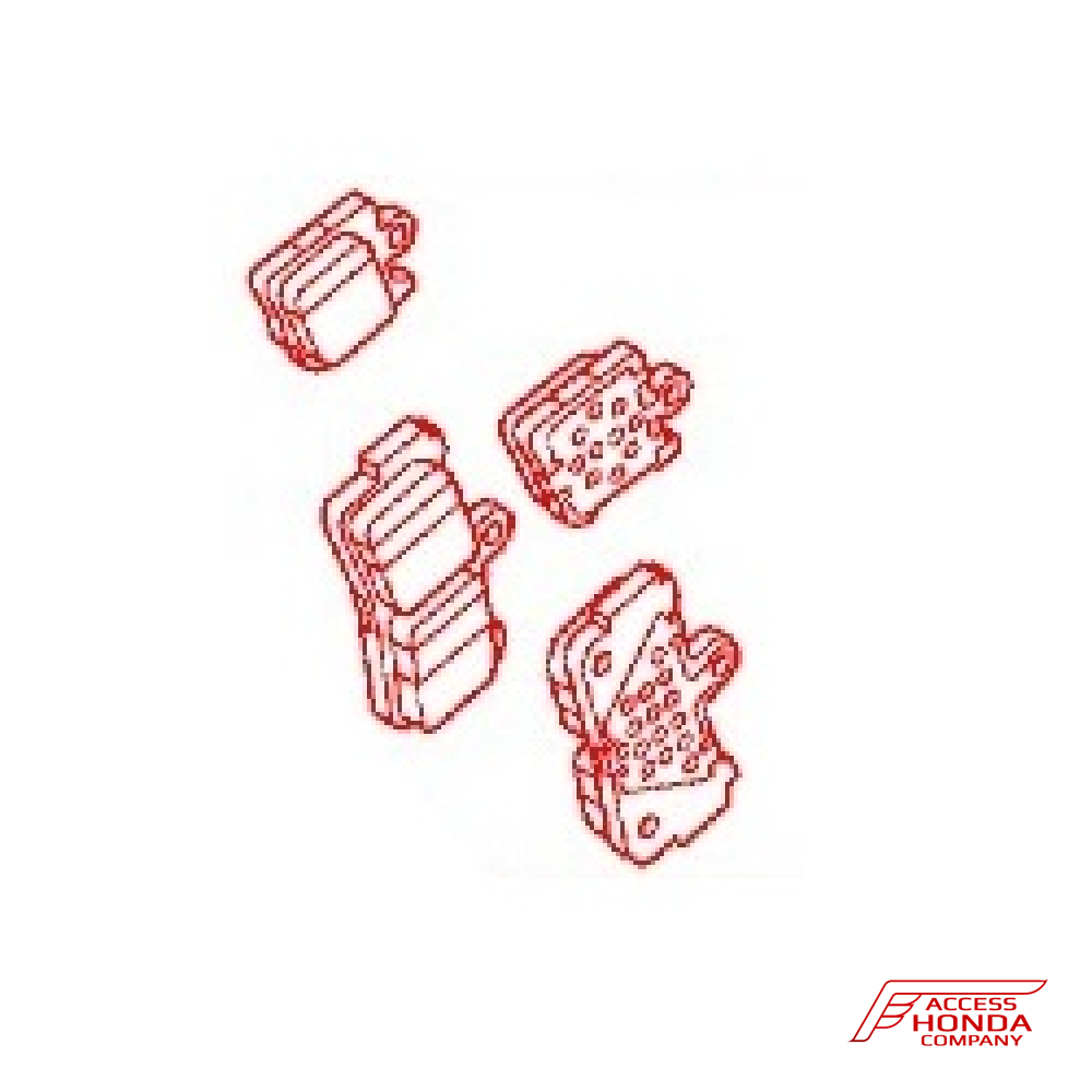 Оригинальные тормозные колодки передние для мотоцикла Honda VFR1200F (06455MGE016) Оригинальные тормозные колодки передние для мотоцикла Honda VFR1200F (06455MGE016)