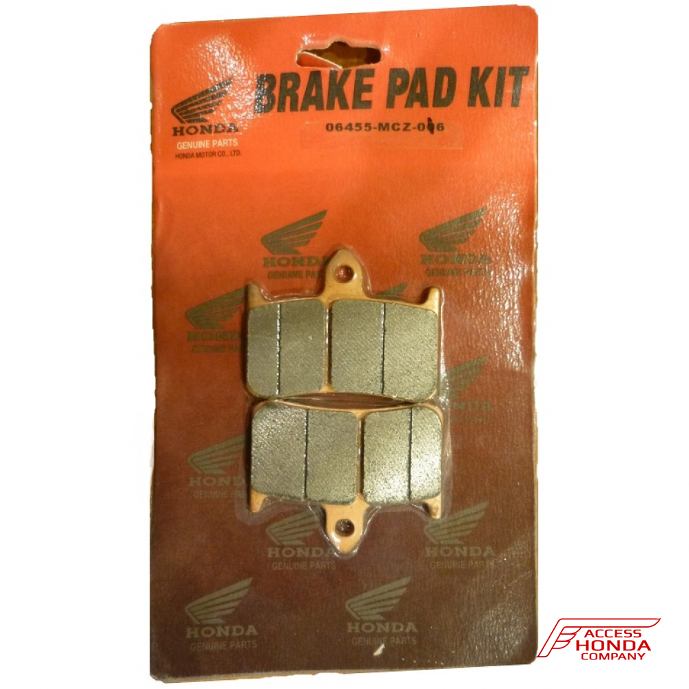 Оригинальные передние тормозные колодки для мотоцикла Honda 06455MCZ006 (06455-MCZ-006) Оригинальные передние тормозные колодки для мотоцикла Honda 06455MCZ006 (06455-MCZ-006)