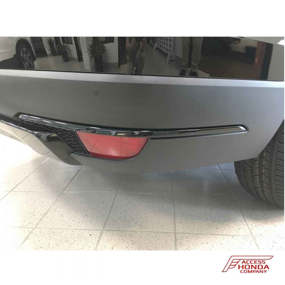 Накладки на передний и задний бампер (черные глянцевые) для Honda Pilot 3 2019-2021 Накладки на передний и задний бампер (черные глянцевые) для Honda Pilot 3 2019-2021