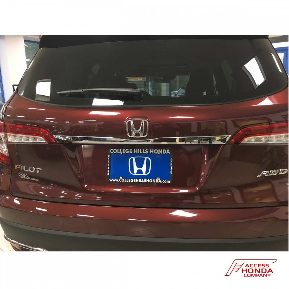 Хромированная накладка на заднюю дверь для Honda Pilot 3 2016-2021 Хромированная накладка на заднюю дверь для Honda Pilot 3 2016-2021