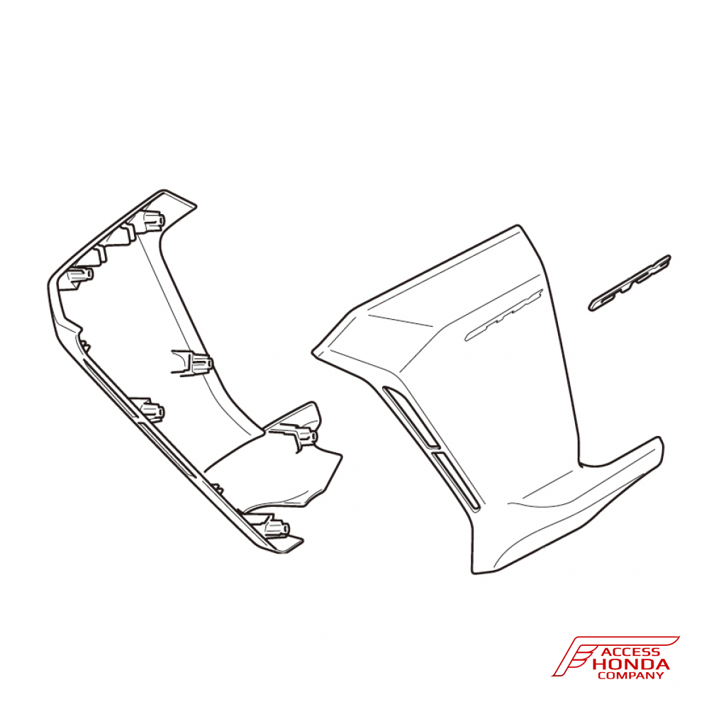 Оригинальные хромированные накладки боковых обтекателей мотоцикла Honda CTX1300 '14-'16 08F71MJND00ZA (08F71-MJN-D00ZA) Оригинальные хромированные накладки боковых обтекателей мотоцикла Honda CTX1300 '14-'16 08F71MJND00ZA (08F71-MJN-D00ZA)