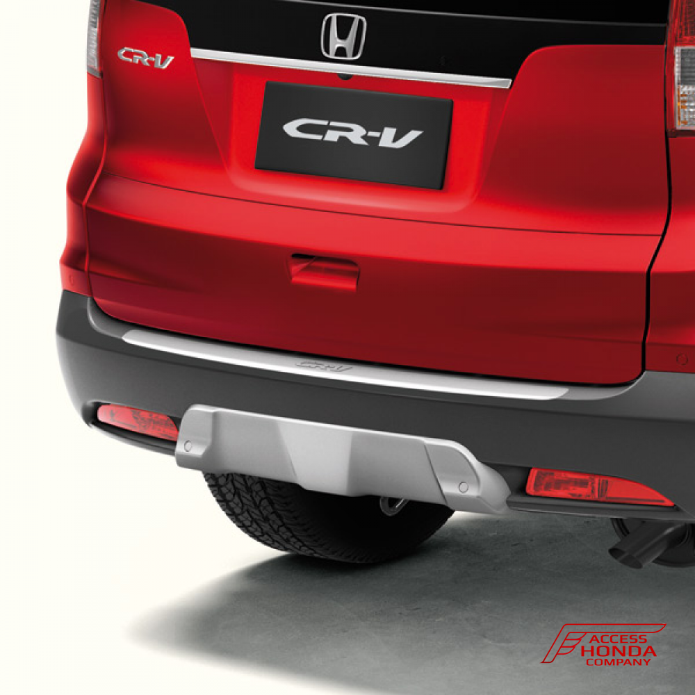 Стальная накладка на бампер Honda CR-V 4 (08P01T1G600) Стальная накладка на бампер Honda CR-V 4 (08P01T1G600)