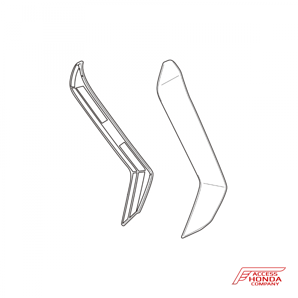 Оригинальный комплект боковых дефлекторов для мотоцикла Honda VFR1200X/XD Crosstourer '12-'16 08R70MGHJ20 (08R70-MGH-J20) Оригинальный комплект боковых дефлекторов для мотоцикла Honda VFR1200X/XD Crosstourer '12-'16 08R70MGHJ20 (08R70-MGH-J20)