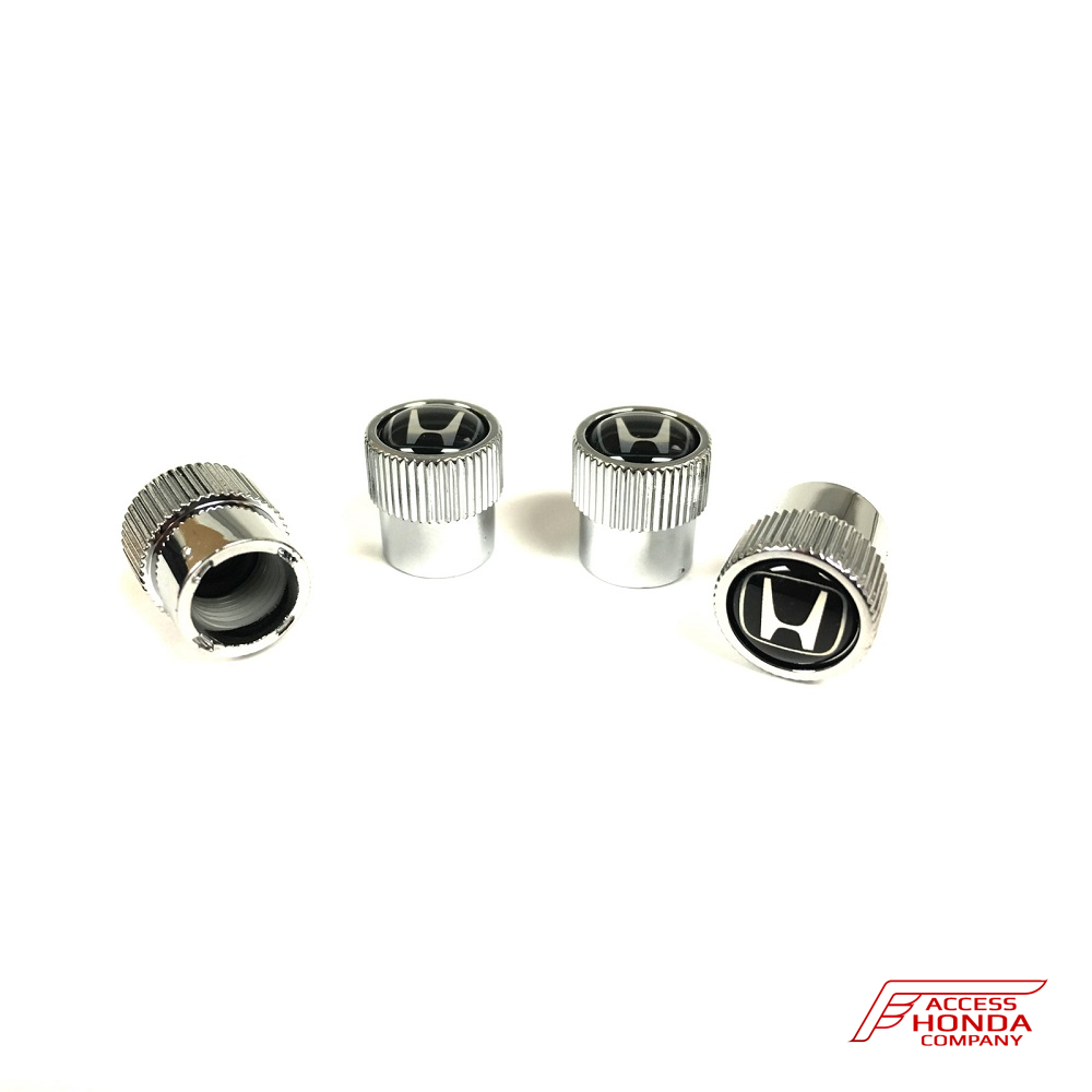 Комплект колпачков на ниппеля для автомобилей Honda Комплект колпачков на ниппеля для автомобилей Honda