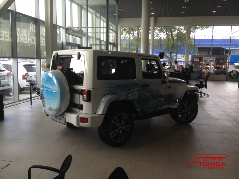 Аэрография Jeep Wrangler Аэрография Jeep Wrangler