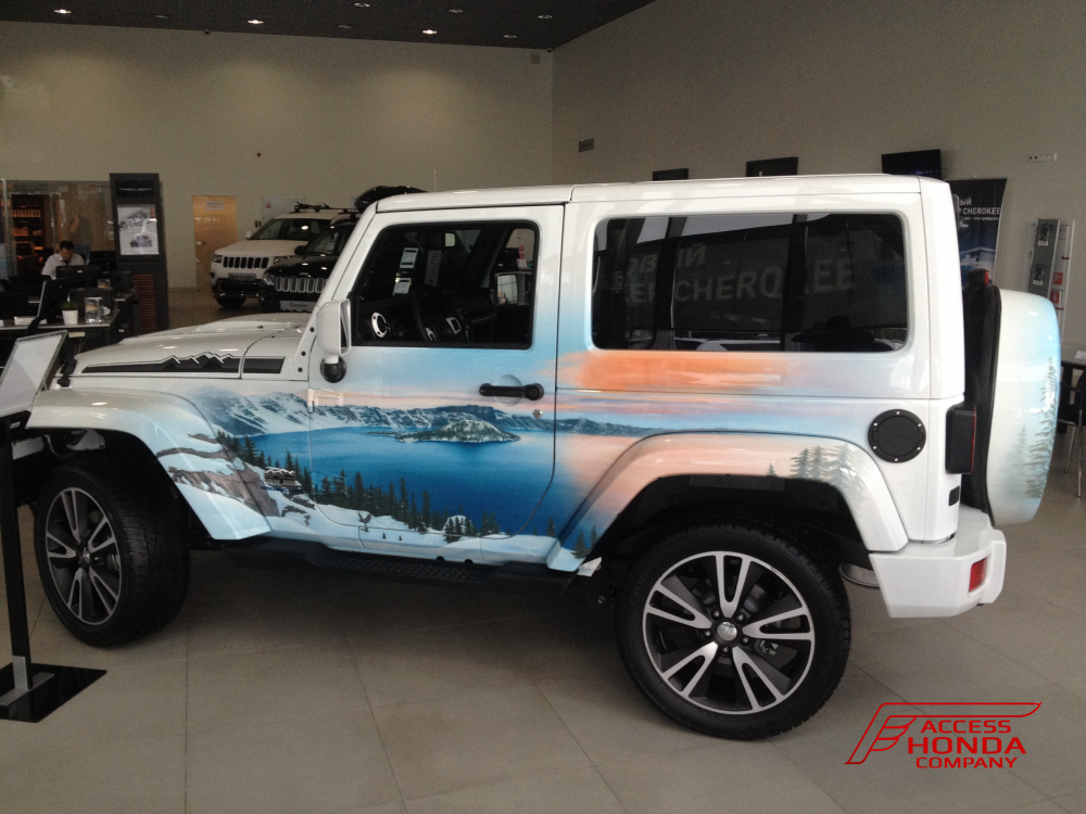 Аэрография Jeep Wrangler Аэрография Jeep Wrangler