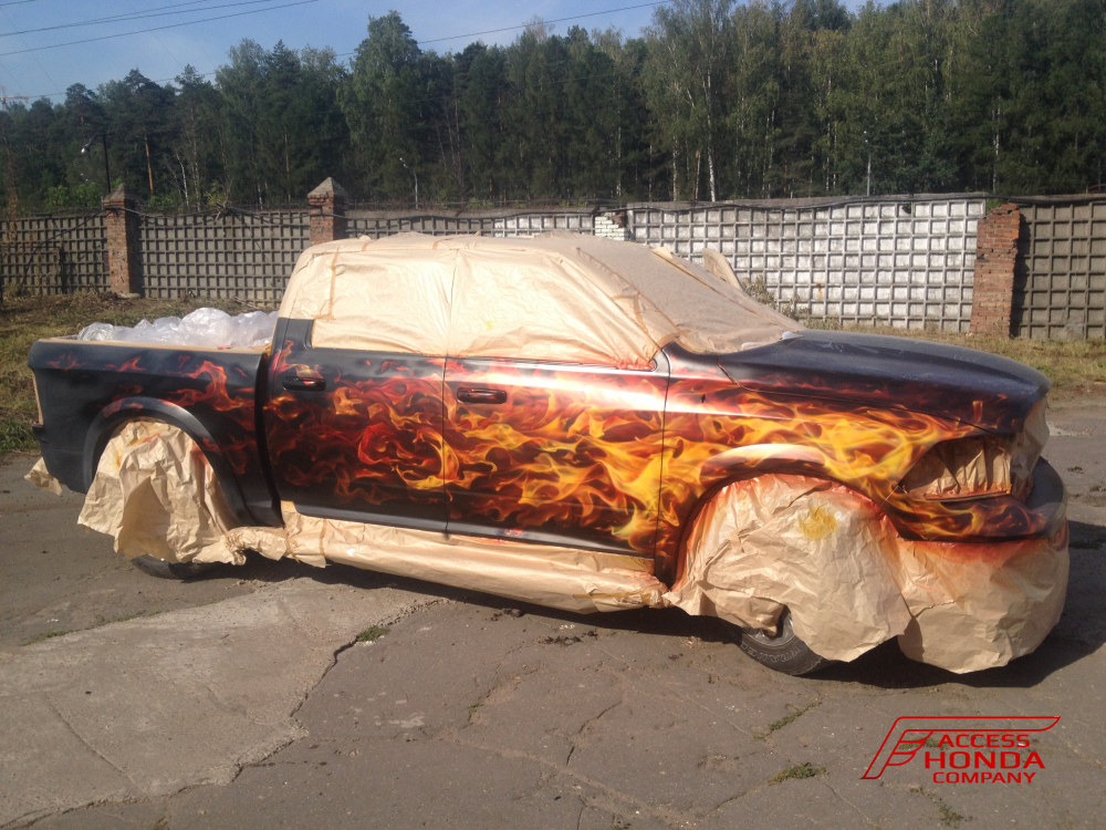 Аэрография Dodge Ram Аэрография Dodge Ram