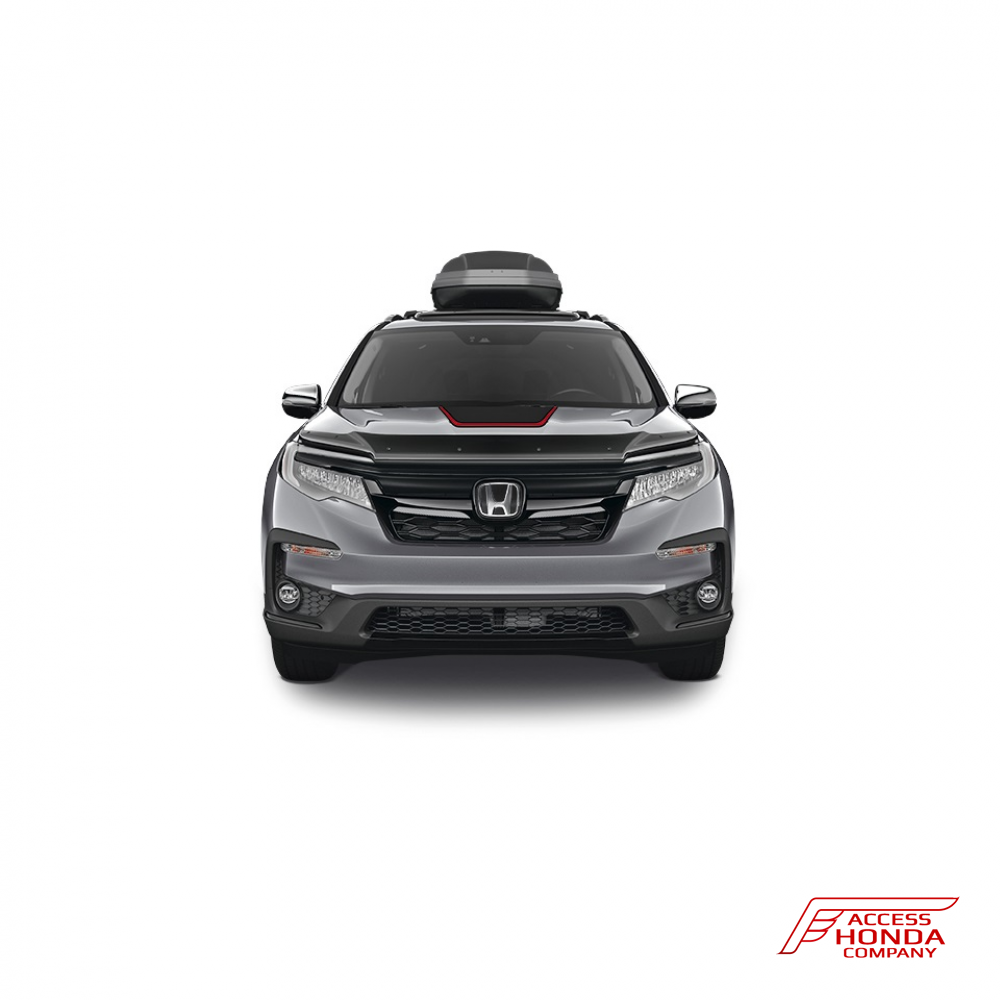 Накладки на передний и задний бампер (черные глянцевые) для Honda Pilot 3 2019-2021 Накладки на передний и задний бампер (черные глянцевые) для Honda Pilot 3 2019-2021