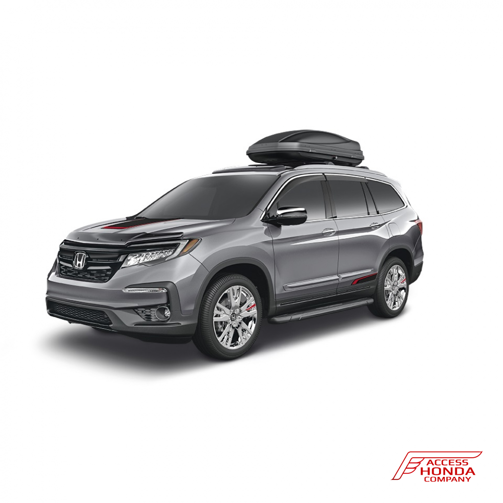 Накладки на передний и задний бампер (черные глянцевые) для Honda Pilot 3 2019-2021 Накладки на передний и задний бампер (черные глянцевые) для Honda Pilot 3 2019-2021